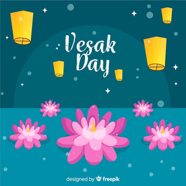 Gratis vector vesak dag