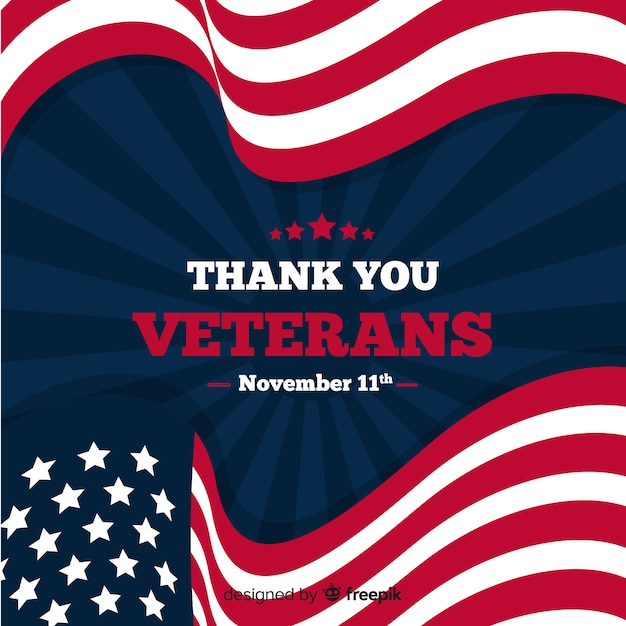 Gratis vector veteranendagvaandel