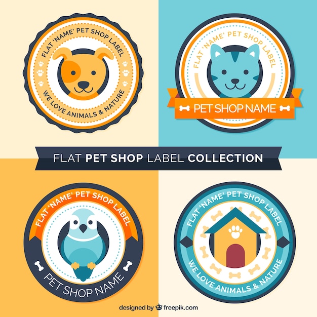 Veterinaire stickers set