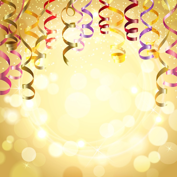 Gratis Vector vieringsachtergrond met wimpels