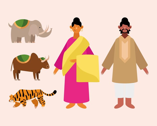 Vijf iconen van de Indiase cultuur