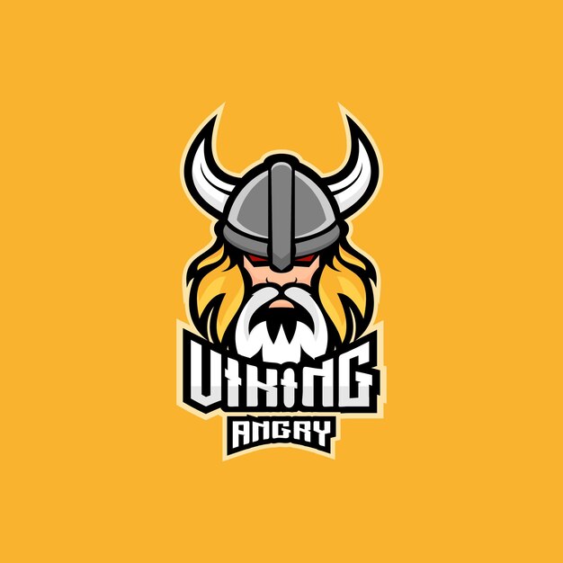 Viking boos logo esport teamontwerp