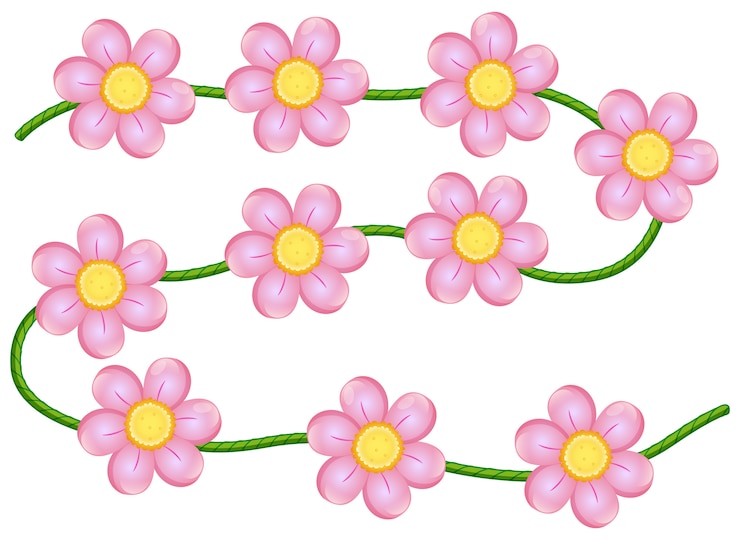Gratis Vector vine bloemen