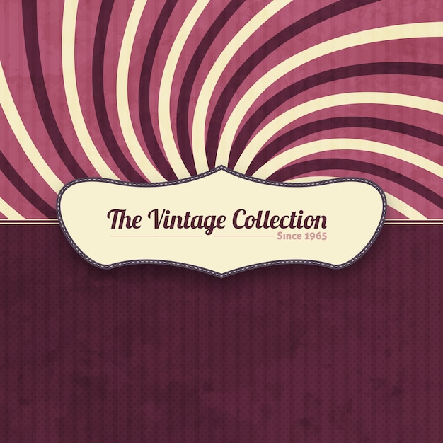 Gratis vector vintage achtergrond collectie