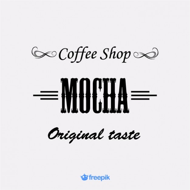 Gratis vector vintage banner coffeeshop