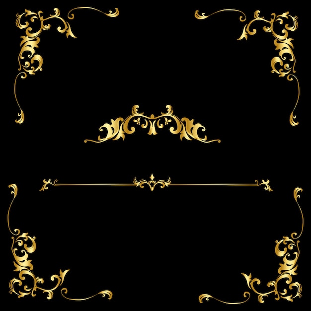 Gratis vector vintage bloeien ornament frame vector