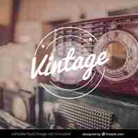 Gratis vector vintage embleem