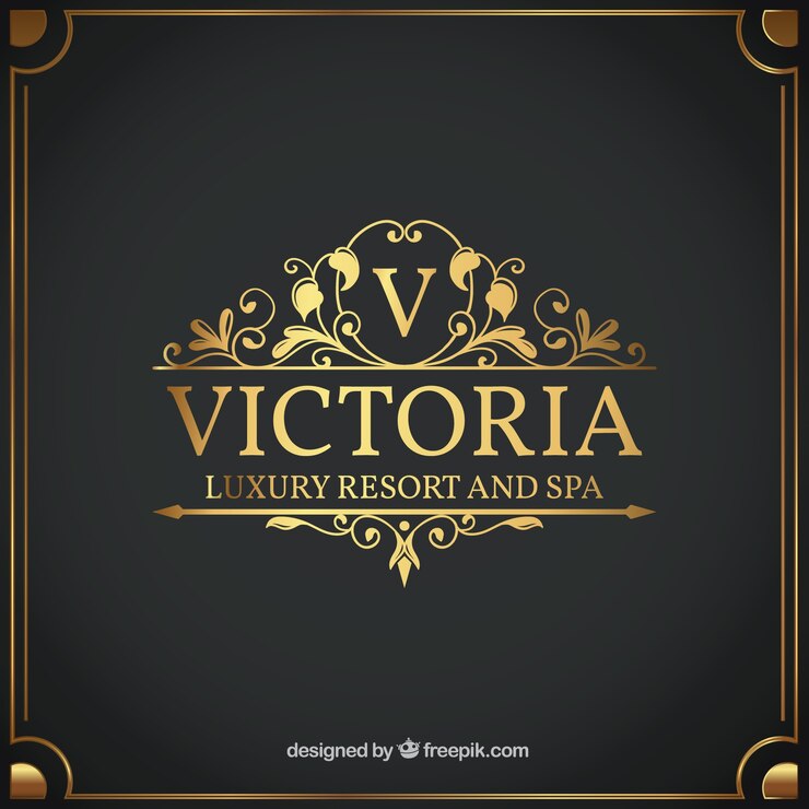 Gratis Vector vintage en luxe logo sjabloon