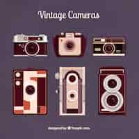 Gratis vector vintage fotografie camera's