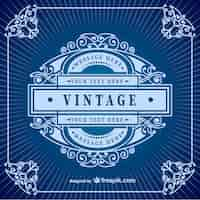 Gratis vector vintage frame template