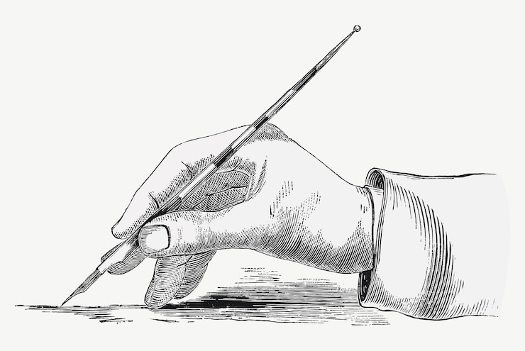 Gratis Vector vintage handschrift op een papieren illustratievector, geremixt van kunstwerken in het publieke domein.