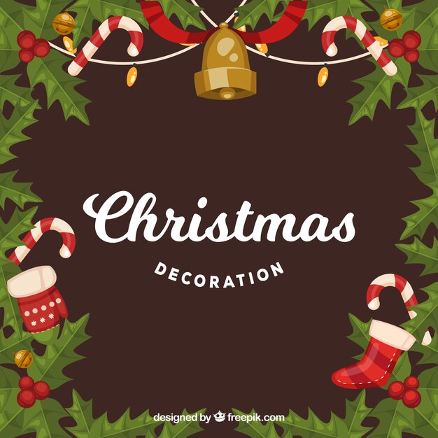 Vintage Kerstmis achtergrond