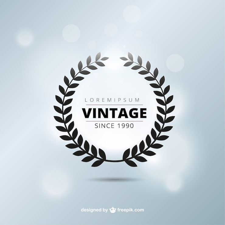 Gratis Vector vintage krans