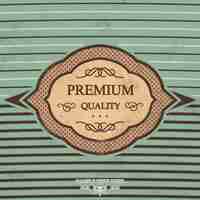 Gratis vector vintage label design