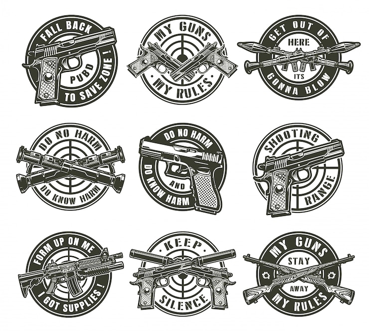 Gratis Vector vintage militaire labels