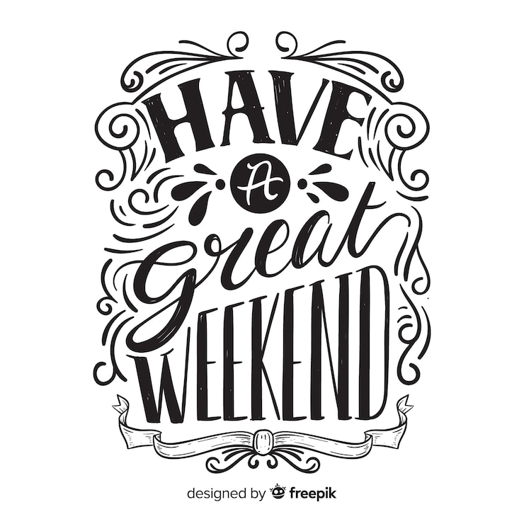 Gratis Vector vintage ornamenten weekend groet