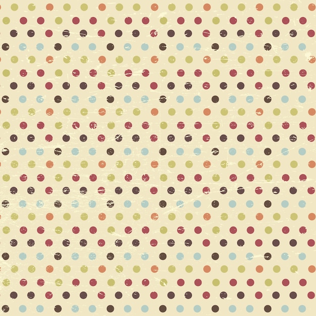 Vintage polka dot achtergrond