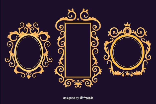 Gratis vector vintage sierlijst frame