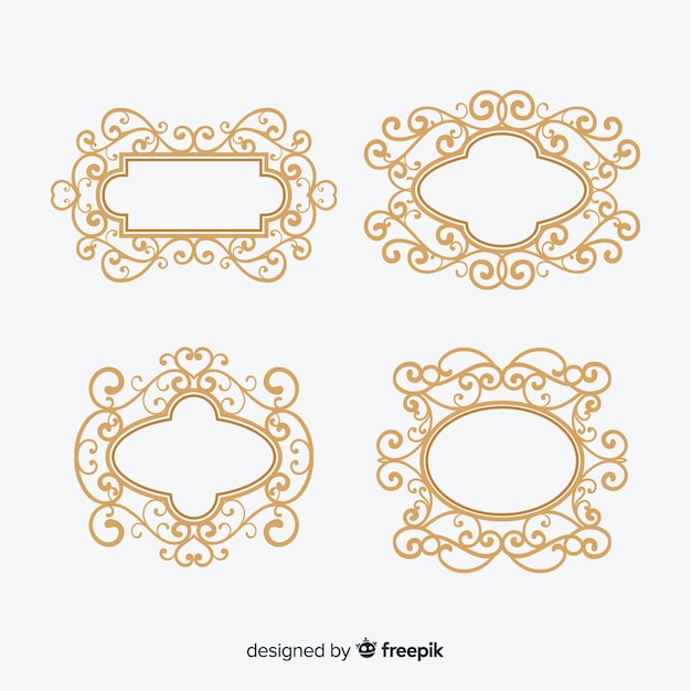 Gratis vector vintage sierlijst frame