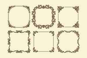 Gratis vector vintage sierlijst frame