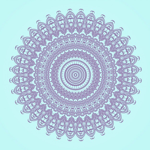 Violet mandala