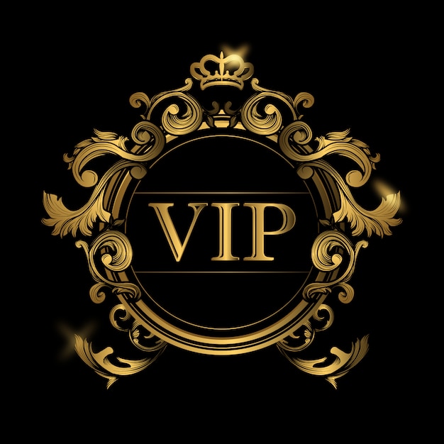 Vip achtergrond ontwerp