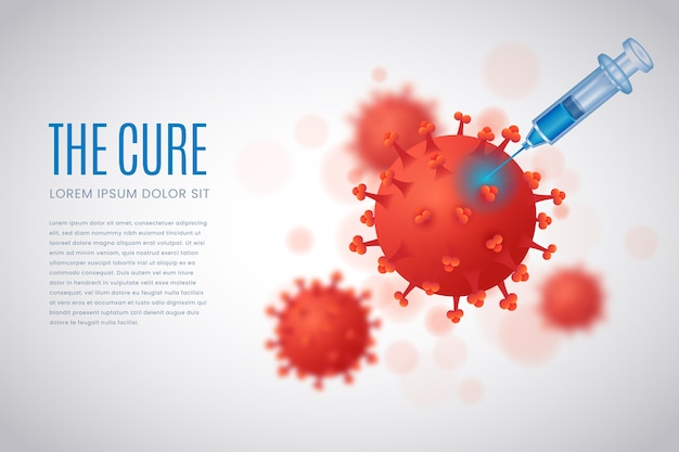 Gratis vector virus genezen concept