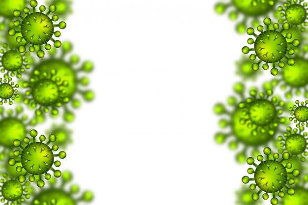 Virusinfectie of bacterie conceptontwerp