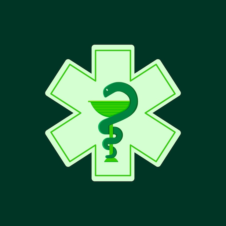 Gratis Vector vlak ontwerp medisch en farmaceutisch symbool