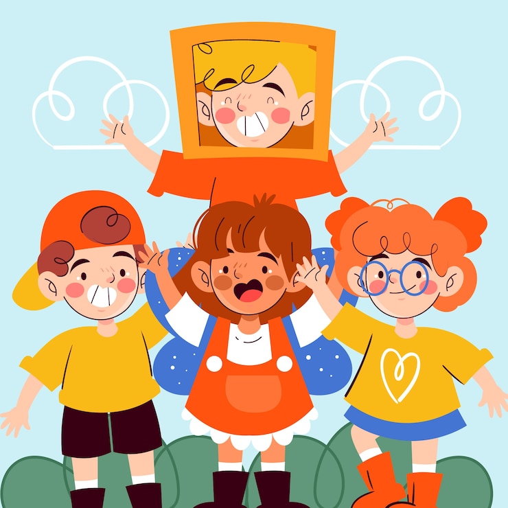 Gratis Vector vlakke dia del nino illustratie