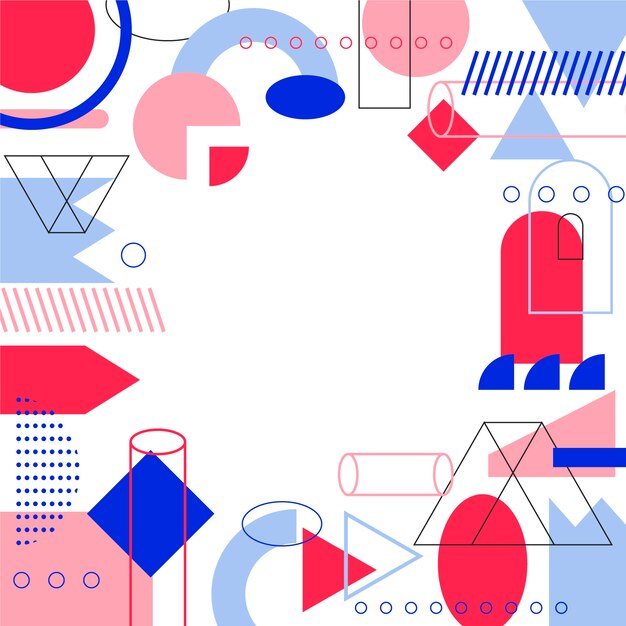 Vlakke geometrische achtergrond