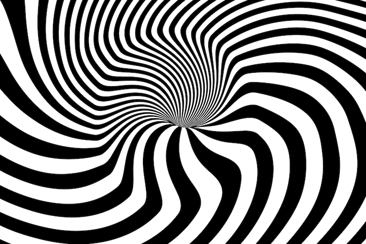 Gratis Vector vlakke spiraalvormige achtergrond