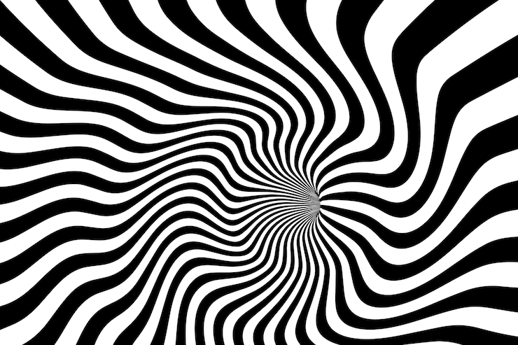 Gratis Vector vlakke spiraalvormige achtergrond