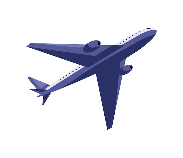 Gratis vector vliegtuig vliegend illustratie pictogram vector