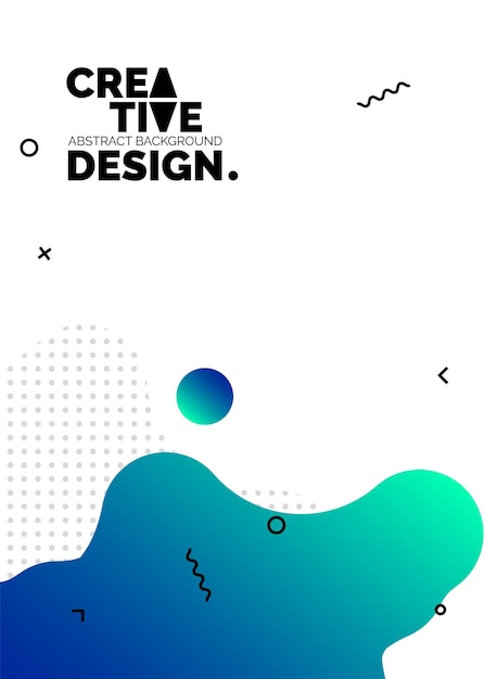 Gratis vector vloeibare kleurvormen voor compositie poster achtergronden trendy abstracte covers futuristisch ontwerp eps10 vector