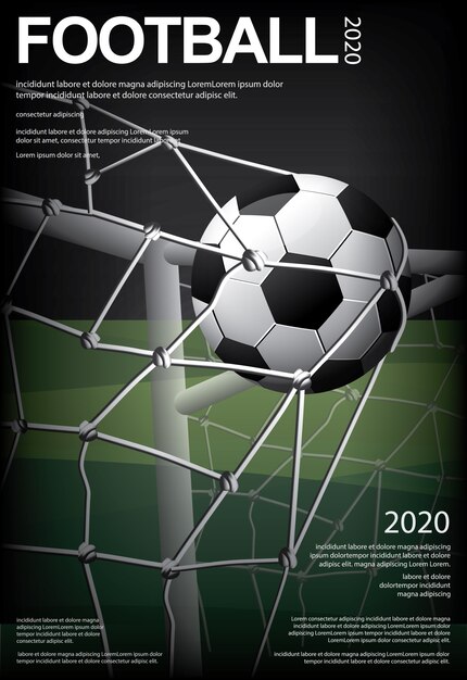 Voetbal voetbal poster