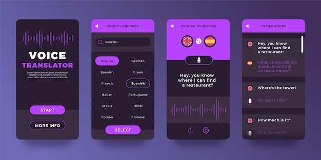 Voice vertaler applicatie