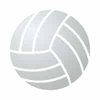 Gratis vector volleybal grijs verloop