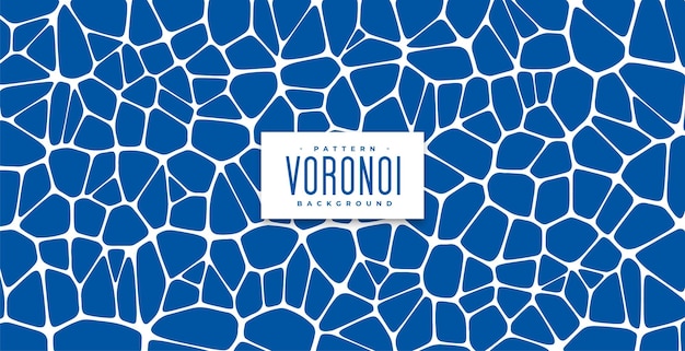 Gratis vector voronoi patroon mesh lijnen achtergrond