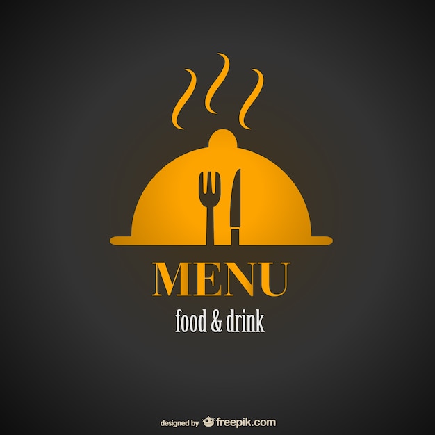 Gratis vector vrij vintage restaurant menu ontwerp