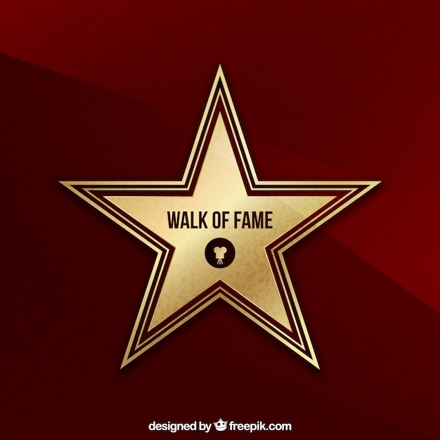 Gratis vector walk of fame