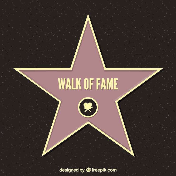 Gratis Vector walk of fame