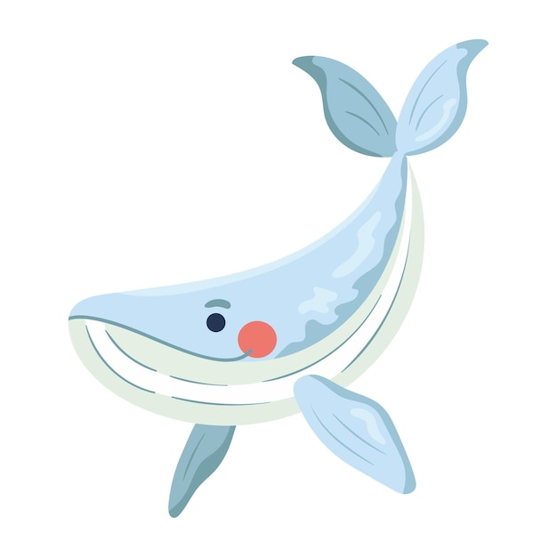 Gratis vector walvis marien leven icoon