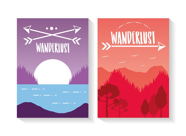 Wanderlust landschap