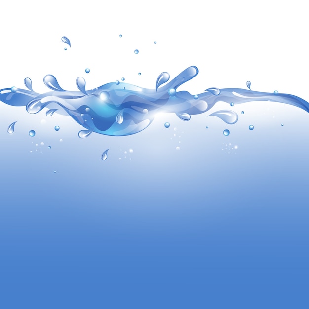 Gratis vector water achtergrond illustratie