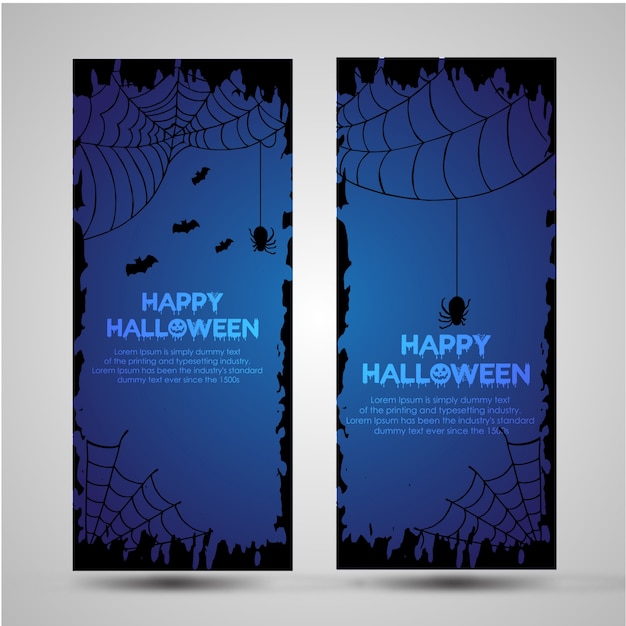 Waterverf Halloween banner