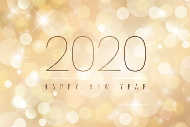 Wazig gelukkig nieuw jaar 2020