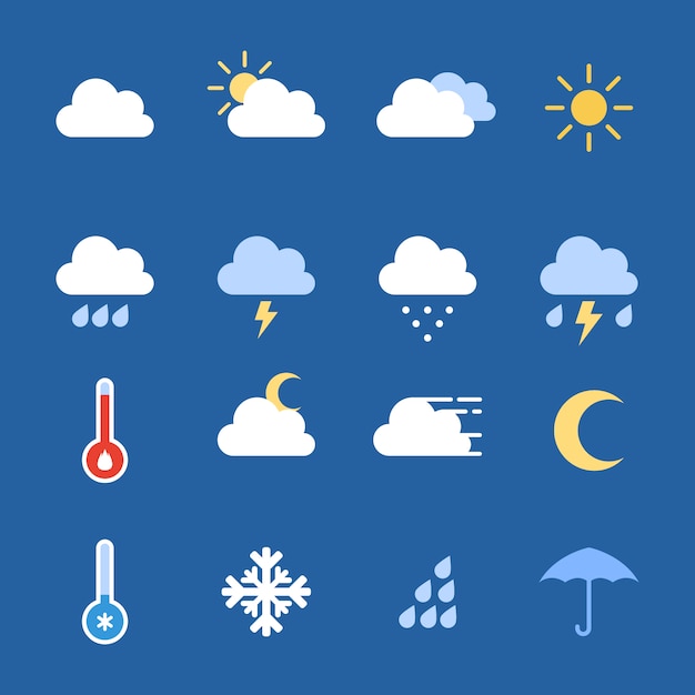 Weather icons collectie