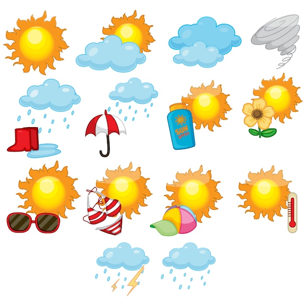 Weather icons collectie