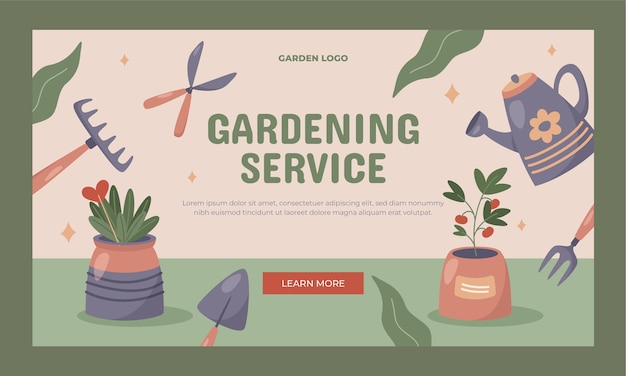 Webinarsjabloon voor tuinieren en kweken